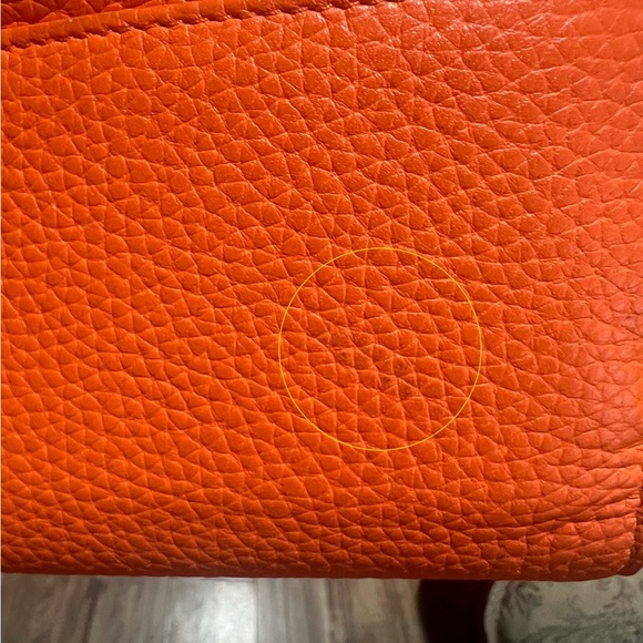 Tory Burch Thea tri fold wallet ORANGE JUICE - Picture 5 of 8